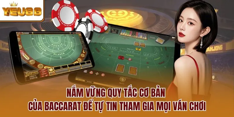 Nắm vững quy tắc cơ bản của baccarat để tự tin tham gia mọi ván chơi
