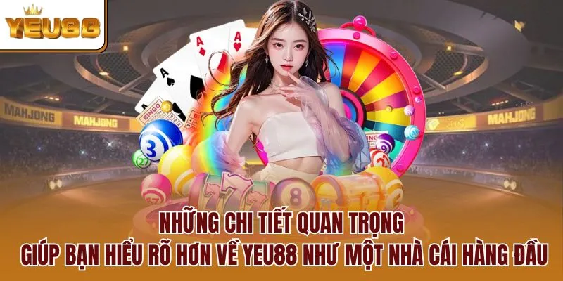 Những chi tiết quan trọng giúp bạn hiểu rõ hơn về YEU88 như một nhà cái hàng đầu